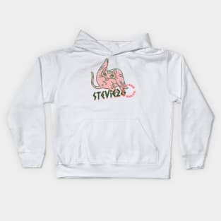 Stevie26 break the rules cat Kids Hoodie